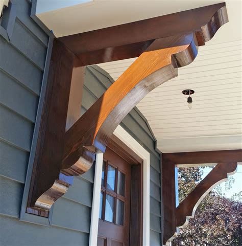 exterior structural corbels and brackets